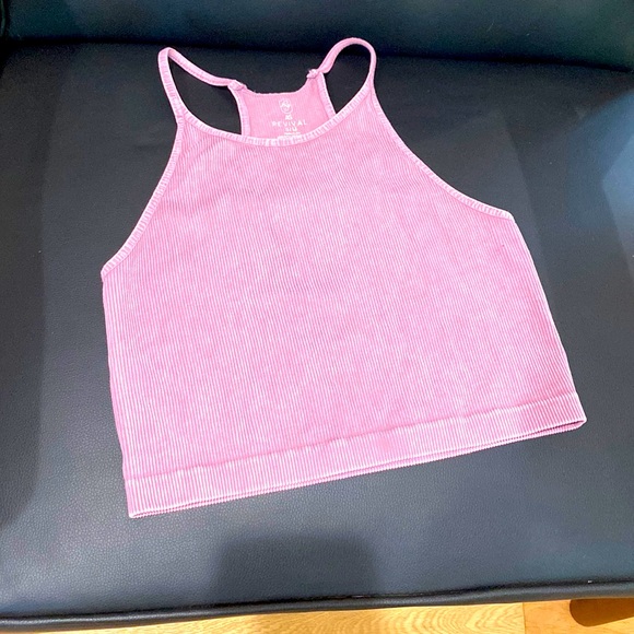 AS Revival crop tank: Mauve - Picture 1 of 2